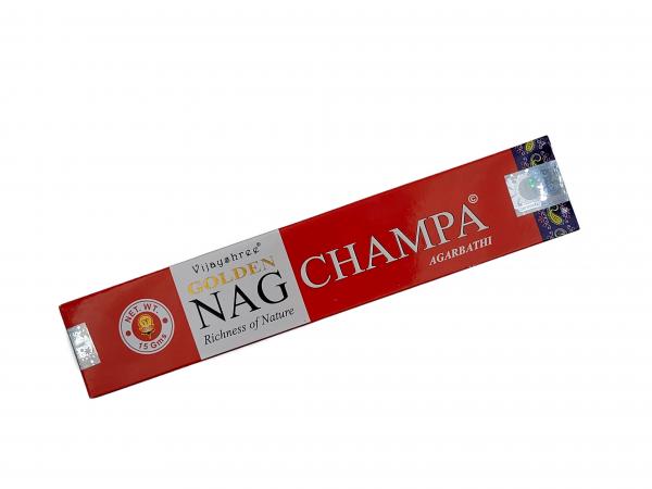 Champa Golden Nag - Premium Räucherstäbchen - Vijayshree